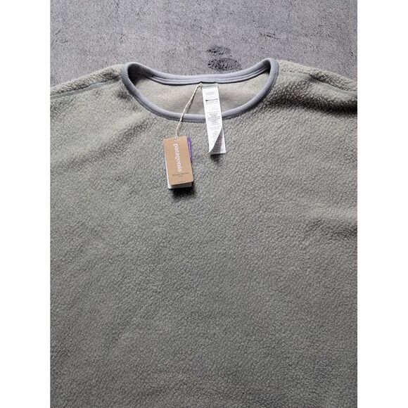 Patagonia Long Sleeve Shearling Crew Reversible Sweater Women's Size XL Gray - Picture 2 of 13
